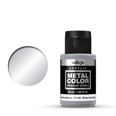 White Aluminum Metal Color 32ml