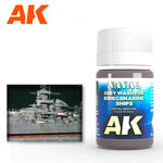 AK Enamel Naval Grey Wash for Kriegsmarine Ships