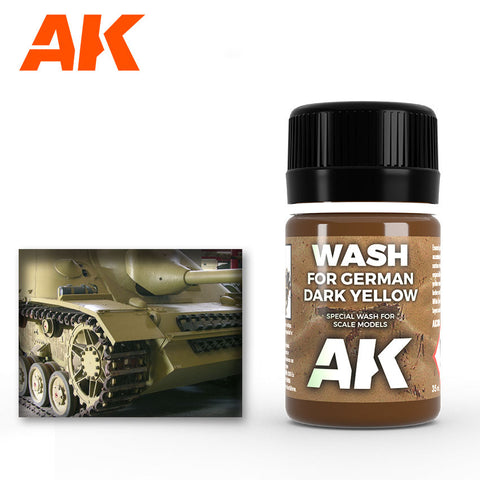 AK Enamel Wash for German Dark Yellow