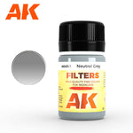 AK Enamel Filters Neutral Grey