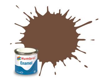 #98 Chocolate Matt Enamel Paint 14mL / .45 oz