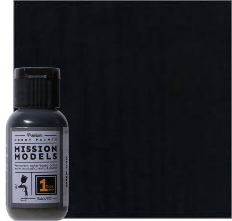 Q1 Japanese Anti Glare Blue Black WWII Cowl Acrylic Paint 1 Oz Bottle