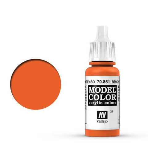 Bright Orange (#24) Model Color Acrylic Paint 17 ml