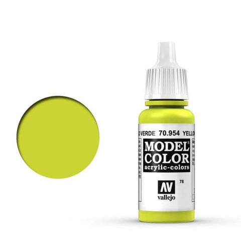 Yellow Green (#112)  Model Color Acrylic Paint 17 ml