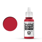 Transparent Red (#186) Model Color Acrylic Paint 17 ml