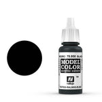 Black (#169) Model Color Acrylic Paint 17 ml