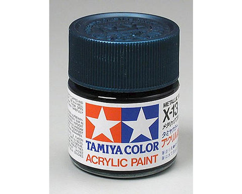 Tamiya Color X13 Metallic Blue Acrylic Paint 23ml
