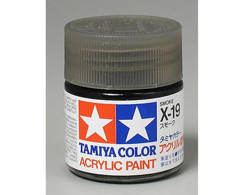 Tamiya Color X19 Smoke Acrylic Paint 23ml