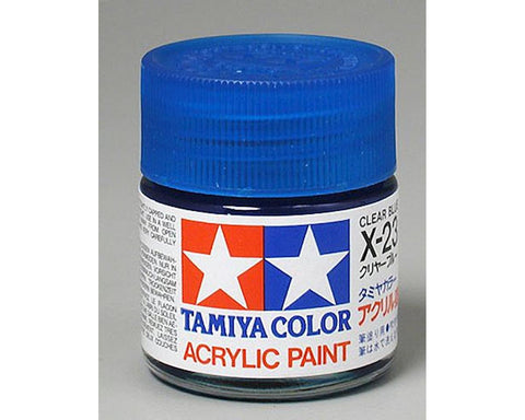 Tamiya Color X23 Clear Blue Acrylic Paint 23ml
