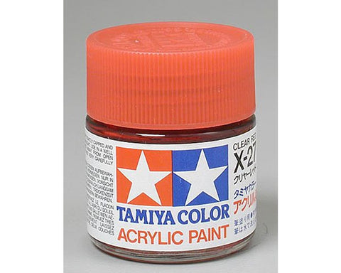 Tamiya Color X27 Clear Red Acrylic Paint 23ml