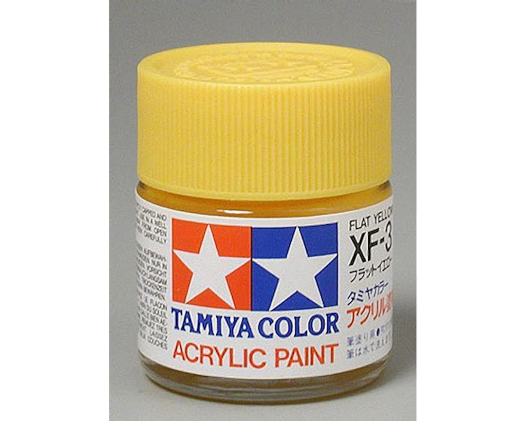 Tamiya - Acrylic XF3 Flat, Yellow - 81303